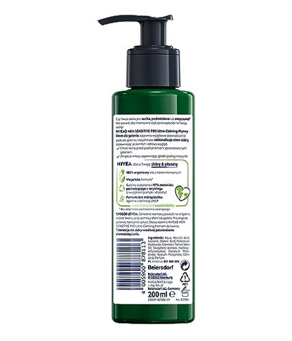- NIVEA MEN Sensitive Pro | Ultra Calming Liquid Shaving Cream|  (200 ml) -