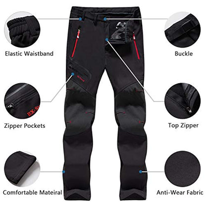 - LHHMZ Hiking Trousers | Outdoor Water-repellent Breathable Walking Trousers -