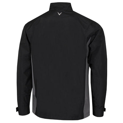 Callaway Golf Mens Waterproof Golf Jacket - Caviar - S