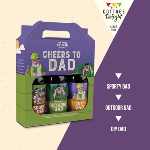 - The Great British Cellar Cheers to Dad | Gift Pack Containing 3 -
