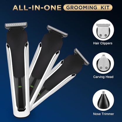 - Vexloria Beard Trimmer Men, Hair Clippers Men, All-in-One Men's Grooming Kit -