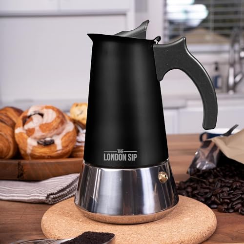 - The London Sip Moka Pot | Stovetop Coffee Maker | Italian Style Espresso Maker -