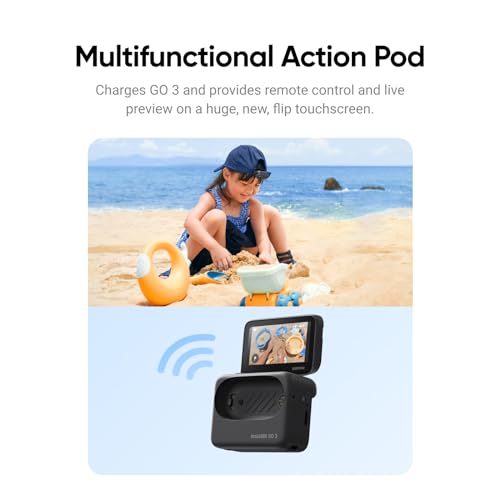 - Insta360 GO 3 (128GB) | Vlogging Camera for Creators | Vloggers with Flip Touchscreen -