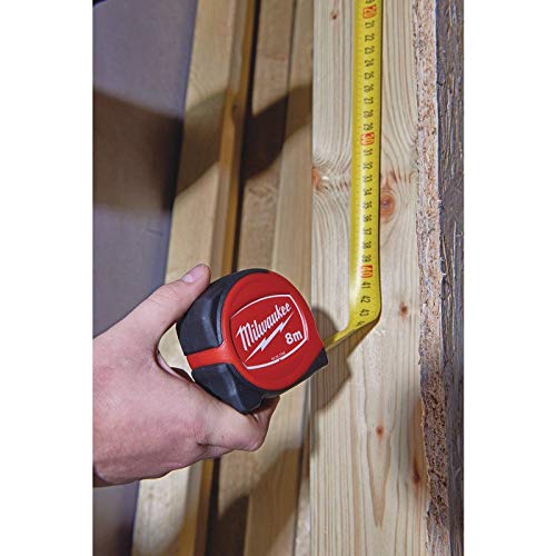 - Milwaukee 48227708 0 - 8 m/25 mm Tape Measure -