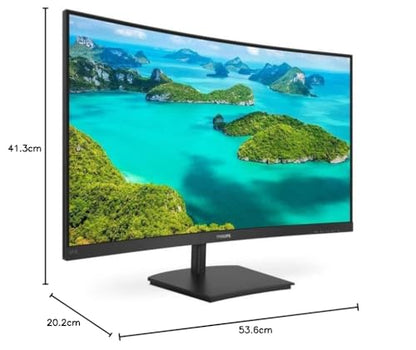 - Philips 241E1SCA | 24 inch FHD Curved monitor | 75Hz | 4ms -
