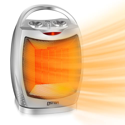 - OSTBA Electric Ceramic Heater | 1500W Small Fan Heater for Home | Low Energy -