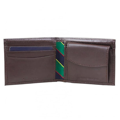 - Tommy Hilfiger | Leather Fordham Bifold Wallet | Coin Pocket | Brown -