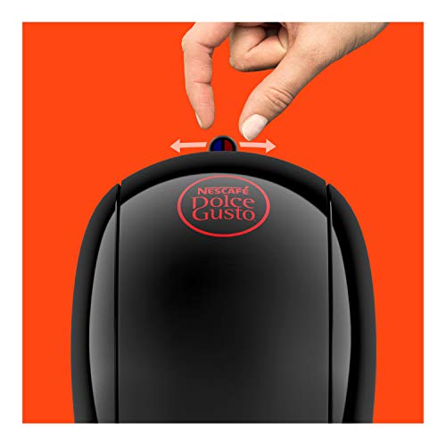 DeLonghi Nescafé Dolce Gusto Piccolo XS Pod Capsule Coffee Machine, Espresso, Cappuccino and more, EDG210.B, 0.8 liters, Black & Red