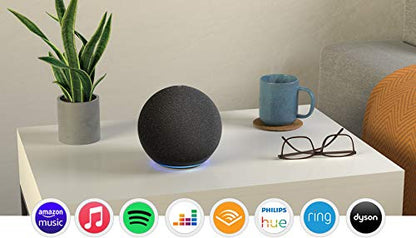 - Echo (4th generation) | Premium sound Wi-Fi and Bluetooth Smart Speaker -
