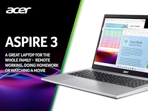 Acer Aspire 3 A315-44P Laptop - AMD Ryzen 5 5500U, 16GB, 512GB SSD, Integrated Graphics, 15.6-inch FHD, Windows 11, Silver