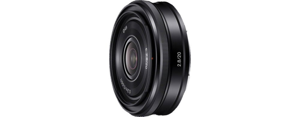 - Sony SEL20F28 E Mount | APS-C 20mm F2.8 Wide Angle Prime Lens | Black -