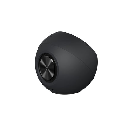 CREATIVE Pebble V3 Minimalistic 2.0 USB-C Desktop Speakers with USB Audio, Clear Dialog Enhancement, Bluetooth 5.0, 8W RMS with 16W Peak Power, USB-A Converter Included (Black)