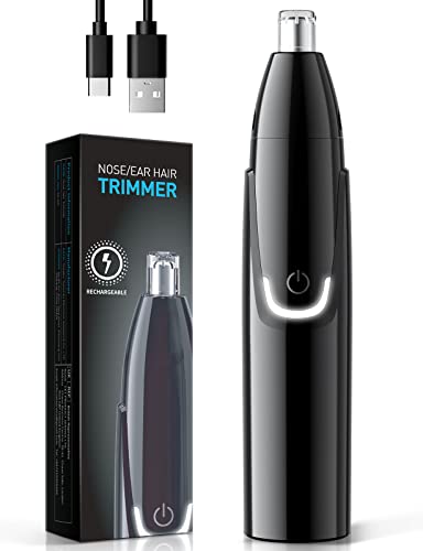 - Rechargeable Nose Hair Trimmer for Men | 2024 Professional Painless Ear and Eyebrow & Facial Hair Trimmer -