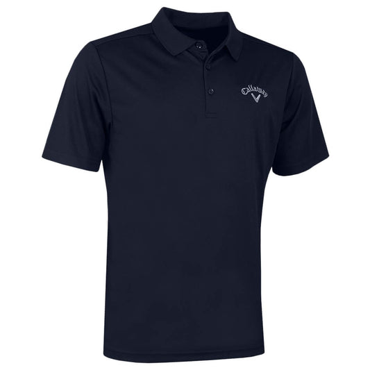 Callaway Golf Mens Tournament LC Logo Polo Shirt - Peacoat - L