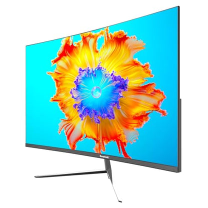 - Gawfolk 32 Inch Computer Monitor | 75Hz Full HD 1920 x 1080p Curved Display | HDMI/VGA -