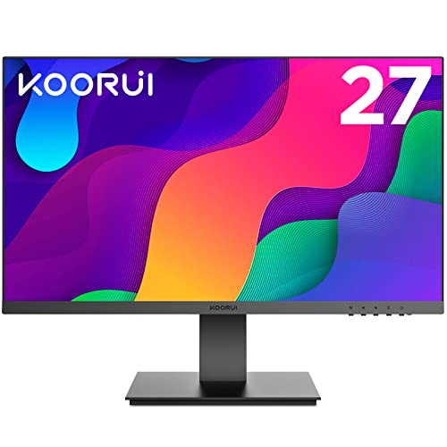 - KOORUI 27 Inch FHD Monitor | IPS Computer Monitors | 75Hz | 5ms | 16:9 Full HD (1920 x 1080) -