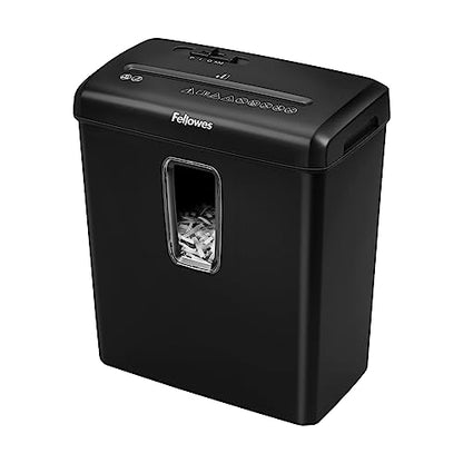 - Fellowes Paper Shredder for Home Use | 6 Sheet Cross Cut Paper Shredder -