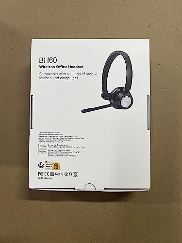 - Link Dream Bluetooth Headset with Microphone | Wireless Headset with Mic Noise Cancelling & USB Dongle -