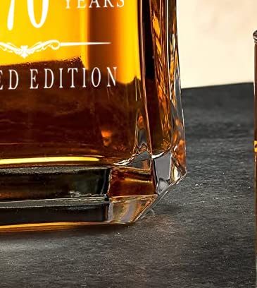 - Personalised Glass Whiskey Decanter -