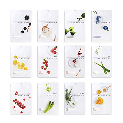 - [Pack of 12] EUNYUL Daily Care Face Sheet Mask Pack