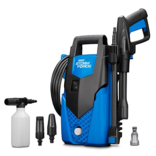 - Draper Storm Force Pressure Washer | 105Bar | 1400W Jet Power Washer | Snow Foam Gun -