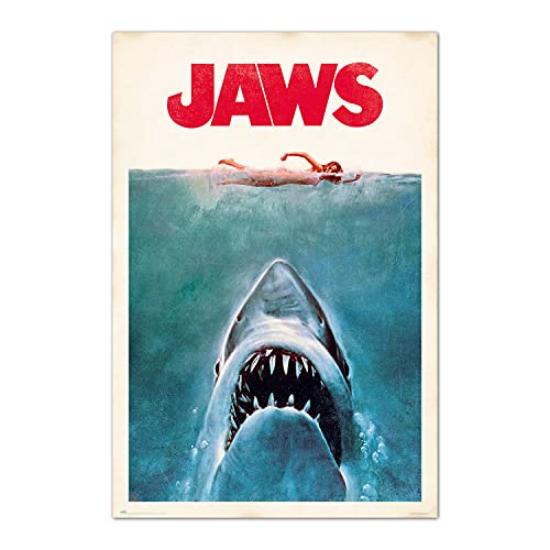 - Grupo Erik Jaws Poster | 36 x 24 inches / 91.5 x 61 cm | Shipped Rolled Up -