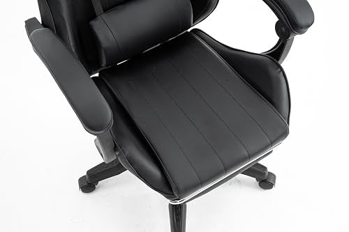- Millhouse Gaming Racing Desk Chair | Adjustable Computer Office Chair | Lumbar with Footrest and Head Pillow -