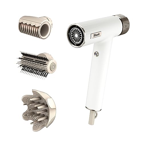 - Shark SpeedStyle Hair Dryer & RapidGloss Finisher | For Curly & Coily Hair | 3 Stylers, Ultra Fast Drying -