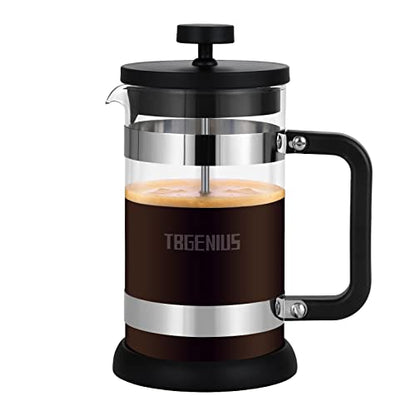 - TBGENIUS | 4 Cup Cafetiere Coffee Press | French Press Maker for Filter Coffee -