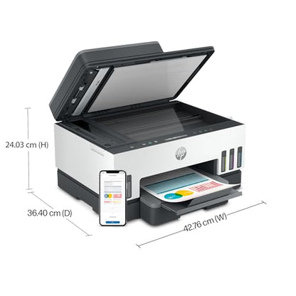 - HP 28B75A Smart Tank 7305 Wireless All-in-One Printer -
