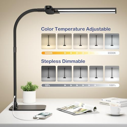 - LED Desk Lamp | 24W Bright Desk Lamp -