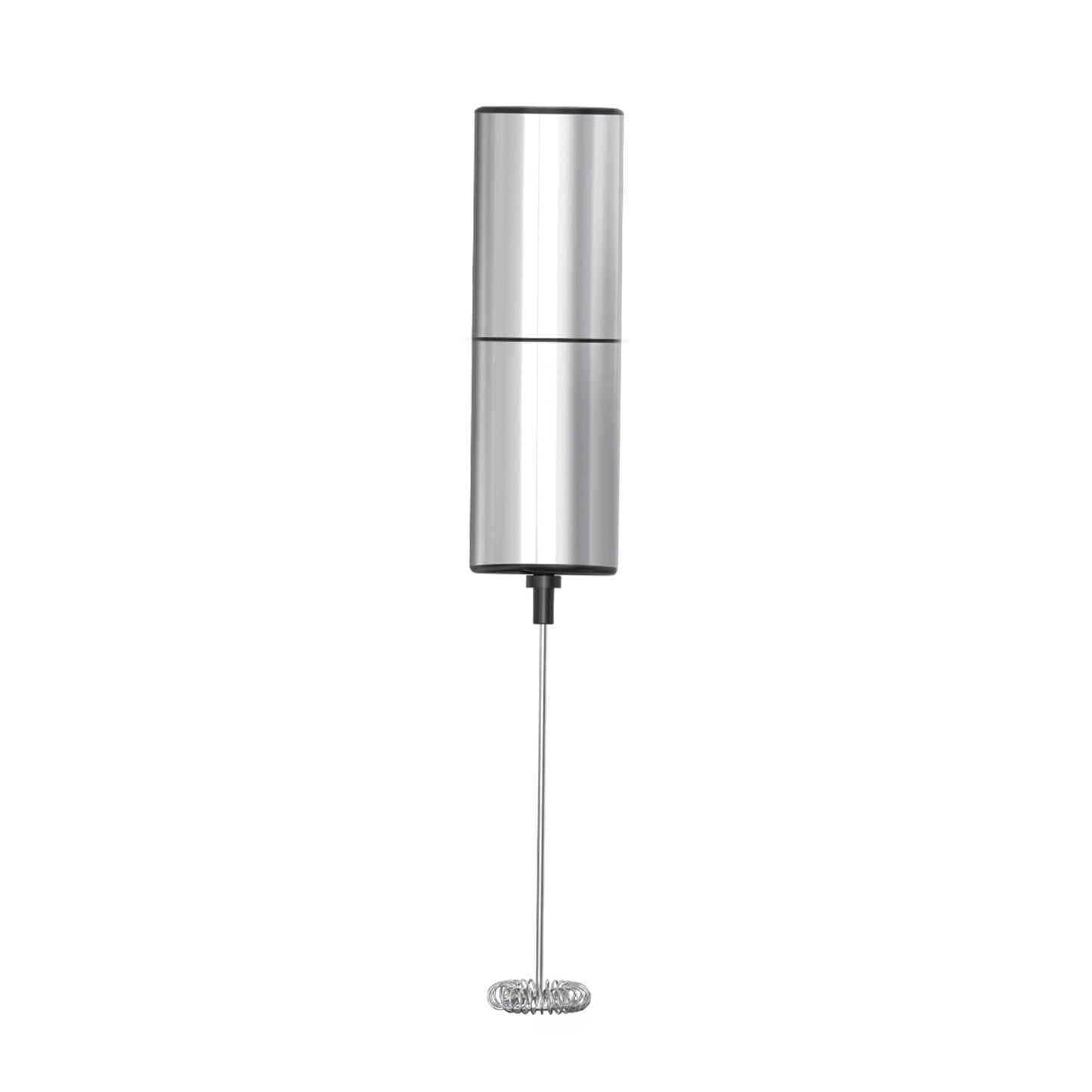 - ELMWAY Electric Milk Frother Handheld | Stainless Steel Whisk -
