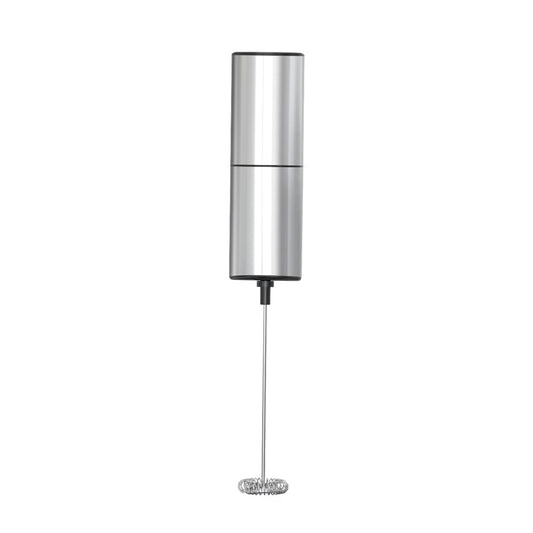 - ELMWAY Electric Milk Frother Handheld | Stainless Steel Whisk -