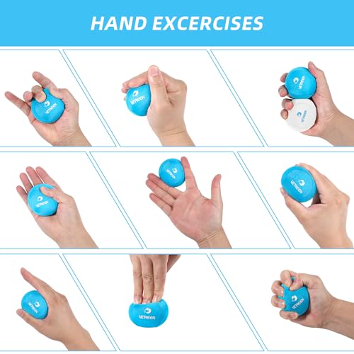 - LETREEN Stress Balls for Adults And Kids | Hand Exercise Gel Stress Balls -