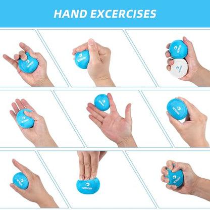 - LETREEN Stress Balls for Adults And Kids | Hand Exercise Gel Stress Balls -