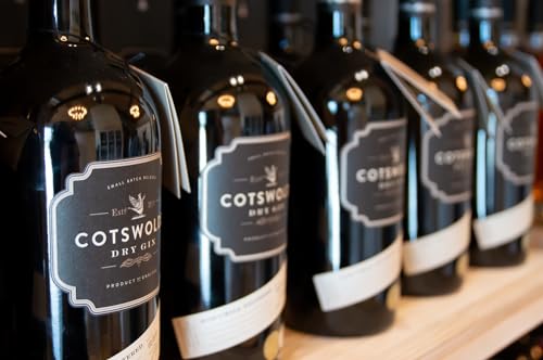 Cotswolds Dry Gin - Award Winning Gin Made with Cotswolds Lavender and Refreshing Citrus - 46% ABV 70cl