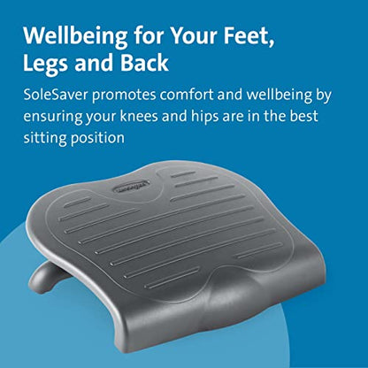 - Kensington Adjustable Ergonomic Foot Rest | SoleSaver Under Desk Foot Rest -