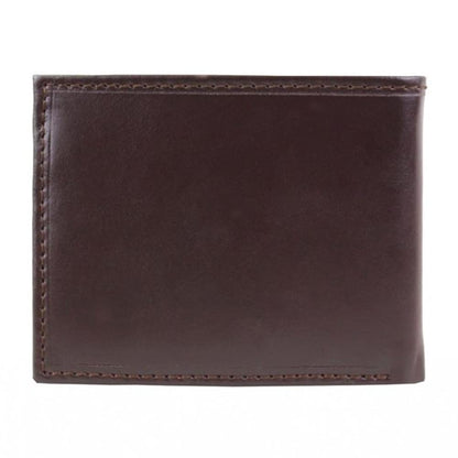 - Tommy Hilfiger | Leather Fordham Bifold Wallet | Coin Pocket | Brown -