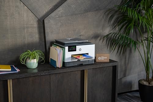 - HP OfficeJet Pro 9132e All-in-One Printer | Colour | Printer for Small Office | Print, Scan, Copy Automatic document feeder| 2 Tray | 3 months Instant Ink with HP | Easy Setup | Up To 3 Years Warranty -