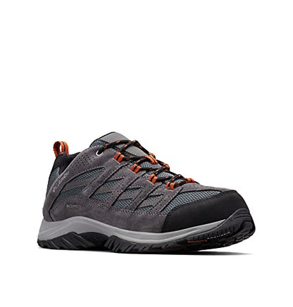 Columbia Men's Crestwood WP waterproof low rise hiking shoes, Grey (Graphite x Dark Adobe), 11 UK