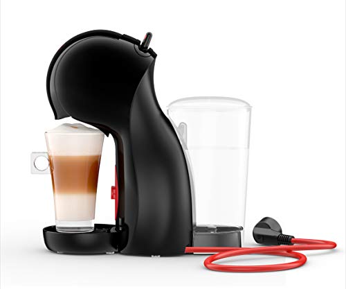 DeLonghi Nescafé Dolce Gusto Piccolo XS Pod Capsule Coffee Machine, Espresso, Cappuccino and more, EDG210.B, 0.8 liters, Black & Red