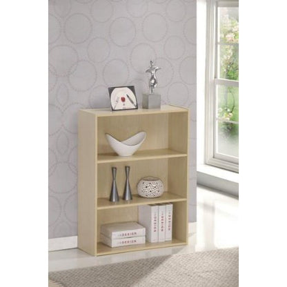 - Furinno 4-Tier Bookcases | Display Shelves | Wood | Steam Beech -