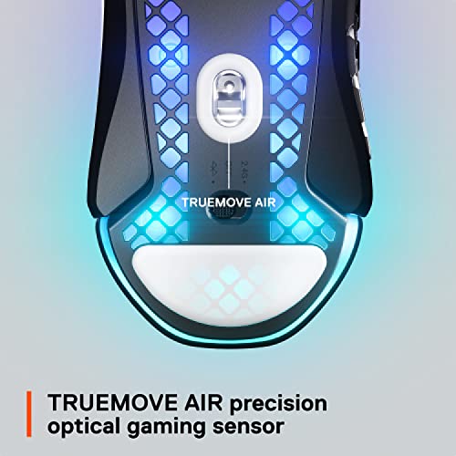 - SteelSeries Aerox 9 Wireless | Holey RGB Gaming Mouse | Ultra-lightweight Water Resistant Design -