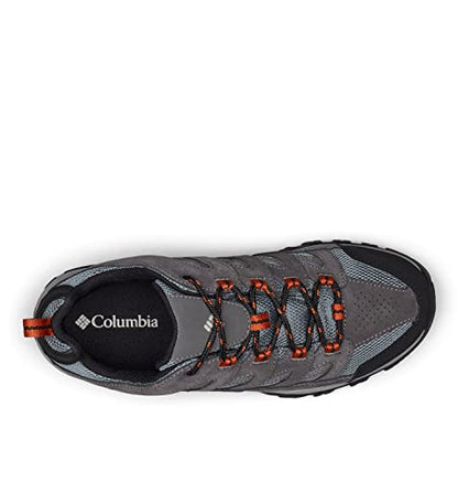 Columbia Men's Crestwood WP waterproof low rise hiking shoes, Grey (Graphite x Dark Adobe), 11 UK