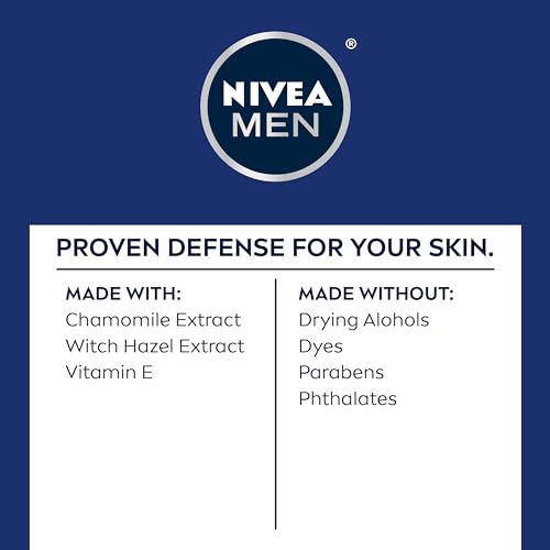 - NIVEA FOR MEN Sensitive | Shaving Gel | 7 oz | (Pack of 3) -