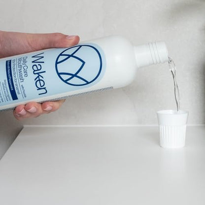 - Waken Pepppermint Mouthwash for Fresh Breath 100 Natural Flavours Alcohol Free