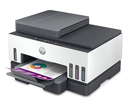 - HP Smart Tank 7605 All-in-One Wireless Inkjet Printer | 35 Page Automatic Document Feeder -