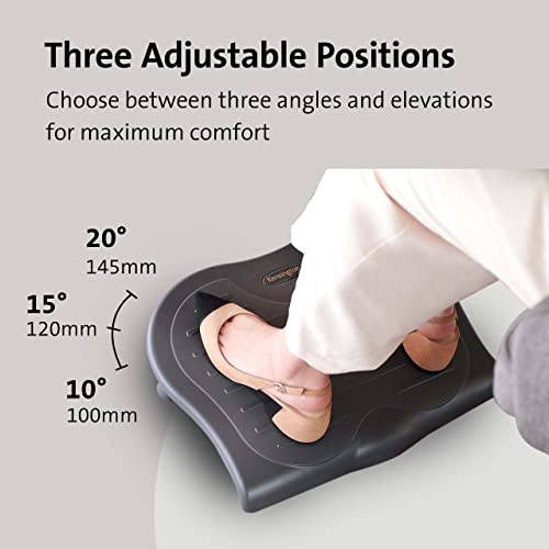- Kensington Adjustable Ergonomic Foot Rest | SoleSaver Under Desk Foot Rest -