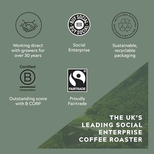 Cafédirect Coffee Bags Machu Picchu Decaff Fairtrade Arabica Coffee 10 x 7g (Pack of 6)