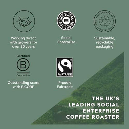 Cafédirect Coffee Bags Machu Picchu Decaff Fairtrade Arabica Coffee 10 x 7g (Pack of 6)